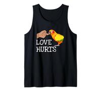 Love Hurts Sun Conure For Sun Conure Parrot Birds Lovers Camiseta sin Mangas
