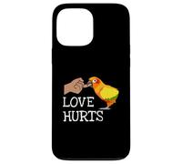 Love Hurts Sun Conure For Sun Conure Parrot Birds Lovers Carcasa para iPhone 13 Pro MAX