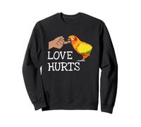 Love Hurts Sun Conure For Sun Conure Parrot Birds Lovers Sudadera