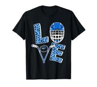 Love Ice Hockey Cheetah Girls Hockey Hockey sobre hielo para mujer Camiseta