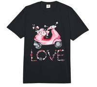 Love in Bloom - Letras Florales y Sakura Scooter Spring Comfort Colors Adult Heavyweight T-Shirt
