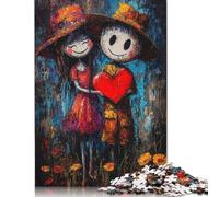 Love In Bloom Puzzle Imposible,desafío for Adults Juego Educativo 1000 Piezas Obra De Arte De Juego De para Adultos Y Niños A Partir De 12 Años 500pcs (52x38cm)