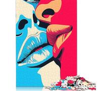 Love In Minimalism Rompecabezas Imposible,desafío para Adultos Juego Educativo 1000 Piezas Obra De Arte De Juego De para Adultos, Regalos A Partir De 14 Años 500pcs (52x38cm)