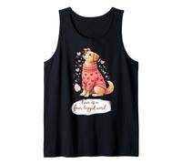 Love Is a Four-Legged Word Cute Dog Lover Camiseta sin Mangas