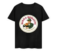 Love IS Birra Moretti Italian Beer Mens tee Short-Sleeve T-Shirt Black M