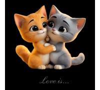 Love is... | Cat Edition: A Romantic Photo Album for Couples to Capture Memories, Special Moments, and Forever Love ("Love is..." Collection)