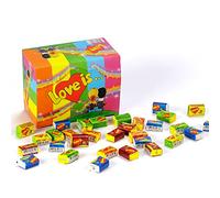 Love is Chewing Bubble Gum - Surtido de los 5 sabores - Caja de 100 piezas