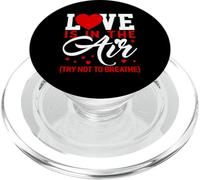Love Is In The Air T Shirts Anti Valentines Shirt Love PopSockets PopGrip para MagSafe