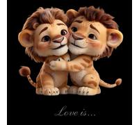 Love is... | Lion Edition: A Romantic Photo Album for Couples to Capture Memories, Special Moments, and Forever Love ("Love is..." Collection)