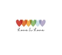 Love Is Love: A Sweet 60-Page Heart-Themed Journal: A Colorful Notebook to Capture Thoughts, Gratitude & Everyday Joy