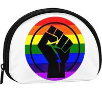 Love Is Love Black Lives Matter Mujeres y niñas Lindo Monedero de Moda Cartera Bolsa Cambio Bolsa Llavero
