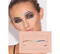 Love is Love Face Jewels ✮ Mercy London Face Gems Jewels Rainbow Pride Heart
