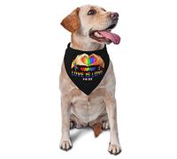Love is Love Heart LGBT Pride Spring Dog Bandanas Boy Bulk Puppy Pañuelo Ajustable Triángulo Suave Baberos Accesorios para Perros Pequeños Medianos Grandes Gatos Blanco
