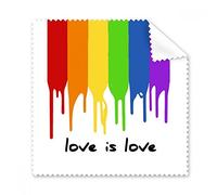 Love Is Love LGBT Rainbow Color gafas paño de limpieza paño limpiador de regalo teléfono Protector de 5 unidades