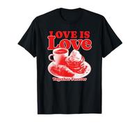 Love Is Love Together Forever (Declaración de Amor y gráfico) Camiseta