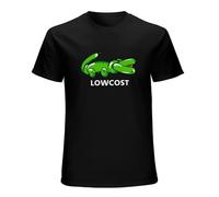 LOVE IS PERFECT Crocodile Low Cost Fun Tennis Wimblesport Show Title - Camiseta de manga corta para hombre, color negro, Negro, M