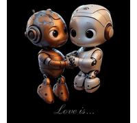 Love is... | Robot Edition: A Romantic Photo Album for Couples to Capture Memories, Special Moments, and Forever Love ("Love is..." Collection)