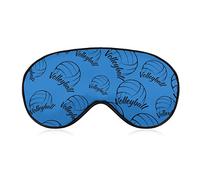 Love is Volleyball Sleep Eye Mask Cute Blindfold Eye Covers Eyeshade para Mujeres Hombres Regalos