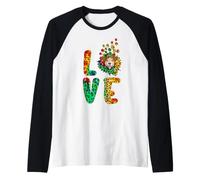 Love Jack Russell Terrier Dog Sunflower Tie Dye Leoparad Camiseta Manga Raglan