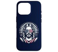 Love Jesus and America Too, bandera de EE. UU., Iglesia cristiana del 4 de julio Carcasa para iPhone 16 Pro