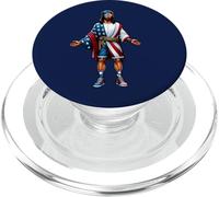 Love Jesus and America Too, bandera de EE. UU., Iglesia cristiana del 4 de julio PopSockets PopGrip para MagSafe
