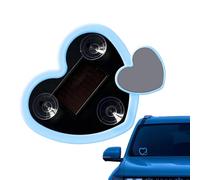 Love Lamp - 4.33x3.54Inches Interior Car Lights, Bedroom Mood Lamp, Solar Heart Shaped Car Window Lampp, Love Neon Sign, Neon Lights For Triangle Window Decor Automotive Interior Truck Night