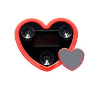 Love Lamp - 4.33x3.54Inches Interior Car Lights, Bedroom Mood Lamp, Solar Heart Shaped Car Window Lampp, Love Neon Sign, Neon Lights For Triangle Window Decor Automotive Interior Truck Night