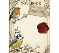 Love Letters & Little Birds Notebook: A Beautiful Notebook for Writing, Journaling, and Daily Reflections - 60 Pages, 8.5" x 11"
