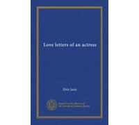 Love letters of an actress