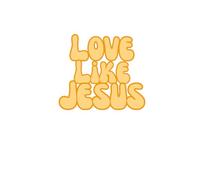 “Love Like Jesus” Christian Prayer Journal Notebook for Women of God, Yellow White Girly: Write Bible Verses, Inspirational Scripture and Christian Affirmations