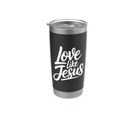 Love Like Jesus Vaso térmico de acero inoxidable de doble pared