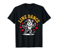 Love Line Dance divertido búho Camiseta