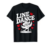 Love Line Dance divertido búho Camiseta
