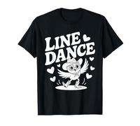 Love Line Dance divertido búho Camiseta