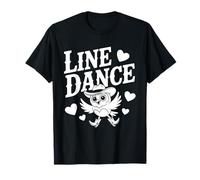Love Line Dance divertido búho Camiseta