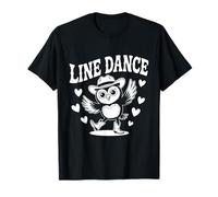 Love Line Dance divertido búho Camiseta