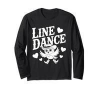 Love Line Dance divertido búho Manga Larga