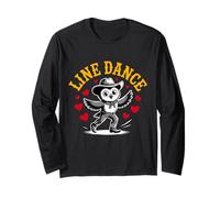 Love Line Dance divertido búho Manga Larga
