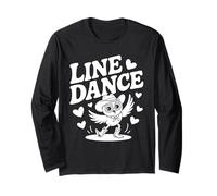 Love Line Dance divertido búho Manga Larga