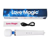 Love Magic Wand Recharge Vibrador de varita White Ø 6 x 32 cm