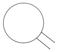 Love - Marco de soporte redondo para plantas en forma de corazón, paquete de 3, estante de escalada de vid para flores y tomates, núcleo de acero con revestimiento de plástico, diseño alto resistente