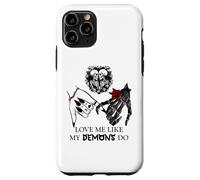 Love Me Like My Demons Do Dark Romance Merch Smutty Book Carcasa para iPhone 11 Pro