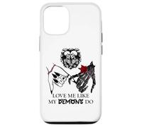 Love Me Like My Demons Do Dark Romance Merch Smutty Book Carcasa para iPhone 12/12 Pro