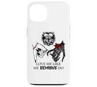 Love Me Like My Demons Do Dark Romance Merch Smutty Book Carcasa para iPhone 13