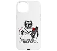 Love Me Like My Demons Do Dark Romance Merch Smutty Book Carcasa para iPhone 15 Plus