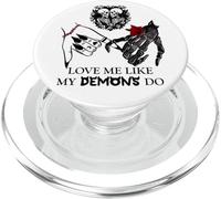 Love Me Like My Demons Do Dark Romance Merch Smutty Book PopSockets PopGrip para MagSafe