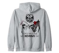 Love Me Like My Demons Do Dark Romance Merch Smutty Book Sudadera con Capucha