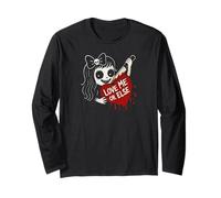 Love Me Or Else Creepy Cute Girl With Heart And Knife Manga Larga