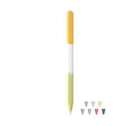 LOVE MEI Funda de silicona para Apple Pencil de 1ª generación, funda protectora para iPad, varios colores, accesorios de manga suave con tapa de punta de lápiz