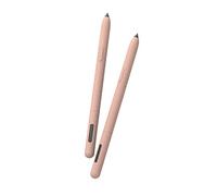 LOVE MEI Funda de silicona para Samsung Galaxy Tab S7 FE/S7/S7 Plus/S8/S8 Plus/S8 Ultra S Pen, diseño clásico de piel con patrón de lápiz de silicona antideslizante y cómodo agarre (rosa)